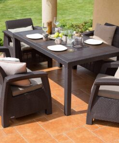 Baštenski set Corfu Fiesta Pe ratan CU 223230 - Curver