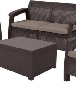 Baštenski set Corfu II Box Pe ratan CU 223172 - Curver
