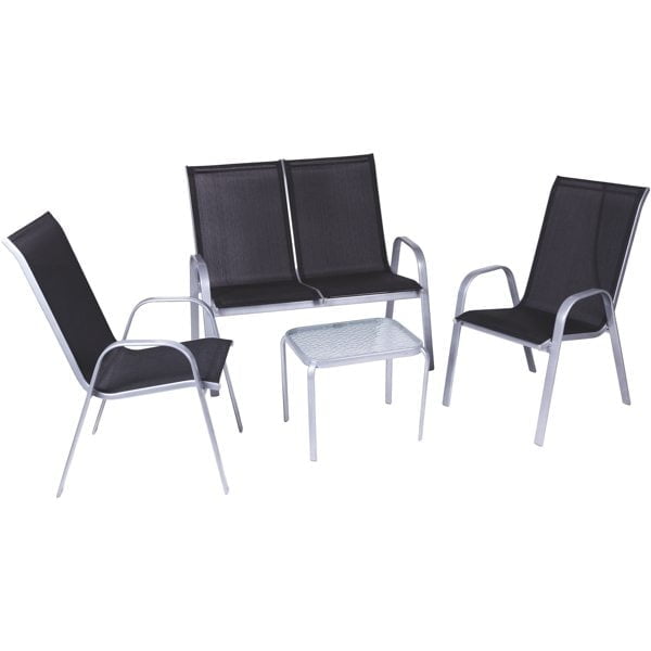 Baštenski set Ancona crni 1 Baštenski set Ancona crni