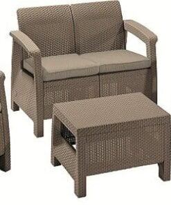 Baštenski set Corfu II Pe ratan CU 227640 Curver – Allibert