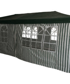 Tenda sa 6 bočnih strana zeleno/bela 047018