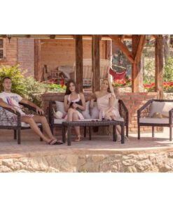 Baštenski sofa set Picaso braon - 035439