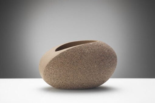 Kamena zidna saksija sa magnetom Mini AFRODITA - Braon - 00514