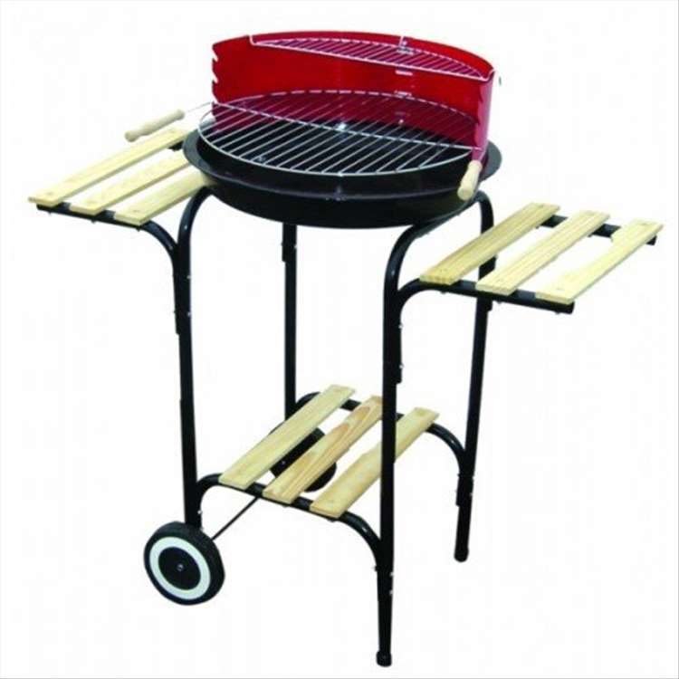 Čelični roštilj sa točkovima i policama BC0018L 1 Čelični roštilj sa točkovima i policama BC0018L