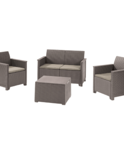 Baštenski set Elodie 2 sa box stolom, Curver - cappuccino