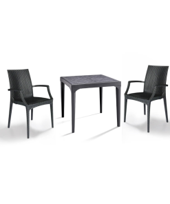 Baštenska garnitura - Sto + 2 Bistrot stolice
