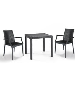 Baštenska garnitura - Sto + 2 Bistrot stolice