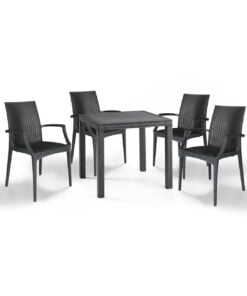 Baštenska garnitura - Sto + 4 Bistrot stolice