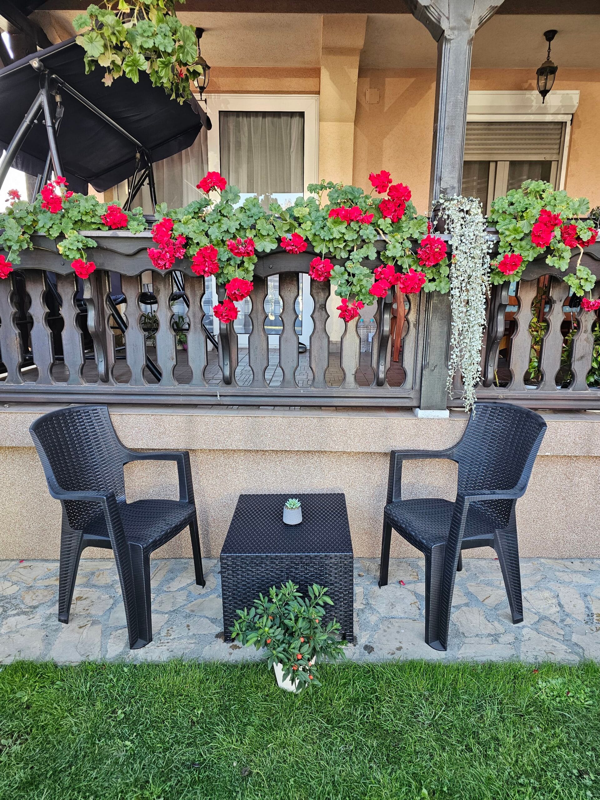 Balkonski set Bolsena – antracit