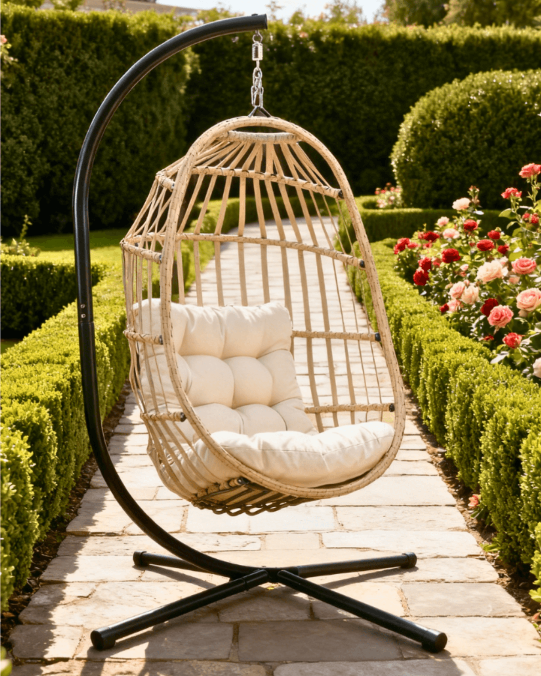 Ljuljaška jaje Joyce bež