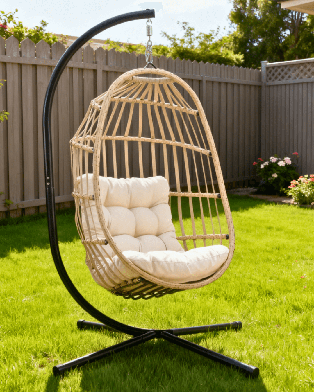 Ljuljaška jaje Joyce bež