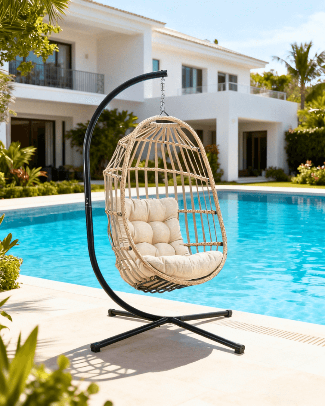 Ljuljaška jaje Joyce bež